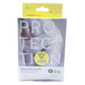 Viita Women’s Washable Cotton Hipster Underwear Panties With Absorbing Pad XL